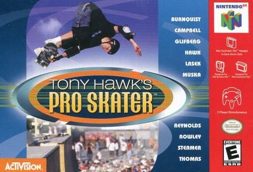 ランキング14位：名作『トニー・ホーク プロスケーター2(評価:84★★★★・機種:N64・発売：2001年)』のご紹介