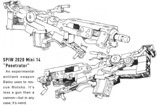 【攻殻機動隊（1996）】対戦車ライフル『SPIW 2020 Mini14ペネトレーター』のご紹介