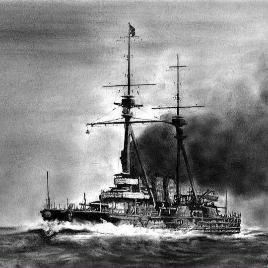 河内(2代)型戦艦『摂津 (期間：1912年~1945年：沈没・33年間)』のご紹介