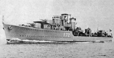駆逐艦『ジャージー(喪失：1941年5月2日・場所：マルタ沖・原因：触雷)』のご紹介