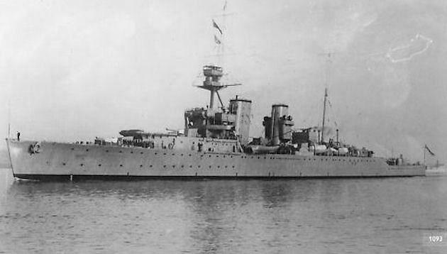 巡洋艦『エッフィンガム(喪失：1940年5月18日・場所：ボードー沖・原因：座礁)』のご紹介