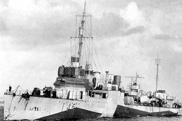 駆逐艦『ベルモント(喪失：1942年1月31日・場所：大西洋・原因：ドイツ潜水艦「U82」の攻撃)』のご紹介