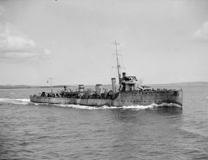 駆逐艦『アケロン(喪失：1940年12月17日・場所：ワイト島沖・原因：触雷)』のご紹介