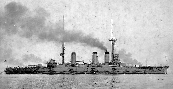薩摩型戦艦『安芸 (期間：1910年~1924年：沈没・14年間)』のご紹介