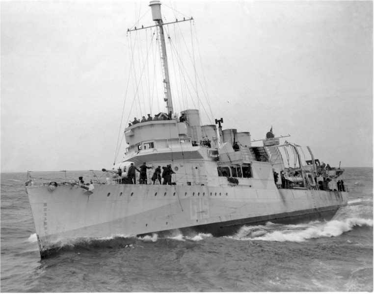 駆逐艦『キャメロン(喪失：1940年12月5日・場所：ポーツマス・原因：ドイツ軍機の攻撃)』のご紹介
