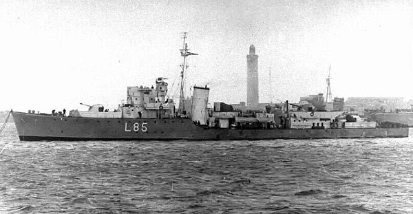 駆逐艦『ヘイスロップ(喪失：1942年3月20日・場所：バルディア沖・原因：ドイツ潜水艦「U652」の攻撃)』のご紹介