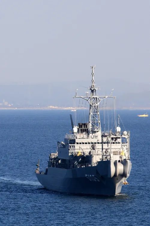 『AGS5105 にちなん (役割：海洋観測艦・第1海洋観測隊：横須賀・所属群：海洋業務・対潜支援群：横須賀)』のご紹介