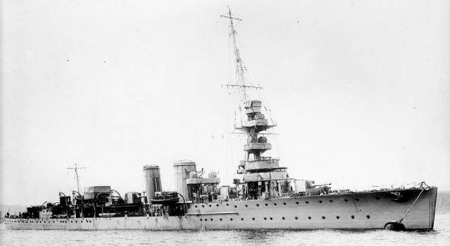 巡洋艦『カリプソ(喪失：1940年6月12日・場所：クレタ島沖・原因：イタリア潜水艦「アルピーノ・アッティリオ・バニョリーニ」の攻撃)』のご紹介