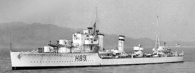 駆逐艦『グレンヴィル(喪失：1940年1月19日・場所：Kentish Knock沖・原因：触雷)』のご紹介