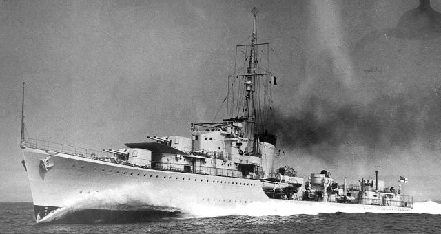 駆逐艦『カンダハー(喪失：1941年12月19日・場所：地中海・原因：触雷)』のご紹介