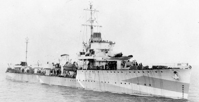 駆逐艦『ホワールウィンド(喪失：1940年7月5日・場所：大西洋・原因：ドイツ潜水艦「U34」の攻撃)』のご紹介