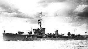 駆逐艦『テネドス(喪失：1942年4月5日・場所：コロンボ港・原因：日本軍機の攻撃(セイロン沖海戦))』のご紹介