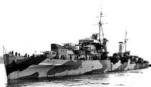 巡洋艦『カリブディス(喪失：1943年10月23日・場所：イギリス海峡・原因：ドイツ水雷艇の攻撃(セット＝イル沖海戦))』のご紹介