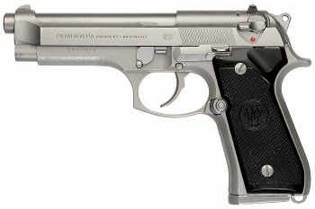 ハンドガン『92FSイノックス -9x19mm (Beretta 92FS Inox)』(ベレッタ/イタリア)のご紹介