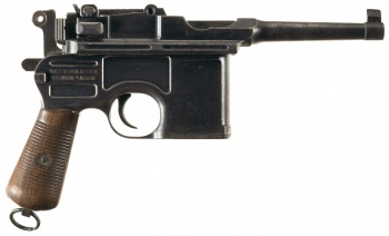 ハンドガン『モーゼルC96-7.63x25mm (Mauser C96)』(ドイツ軍)のご紹介