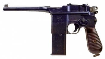 ハンドガン『モーゼルC96-7.63x25mm (Mauser C96)』(ドイツ軍)のご紹介