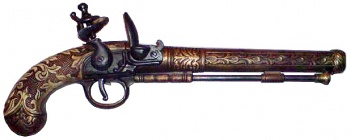 ハンドガン『フリントロック式ピストル(ベルギー：KolserSA製) (Liège Flintlock Pistol)』のご紹介