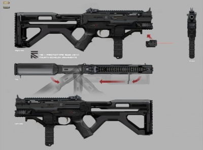 プロトタイプ武器『SC400S サブマシンガン (SC400S Submachine Gun)』(架空)のご紹介