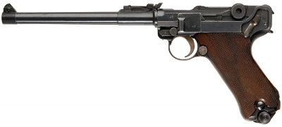 ハンドガン『ルガーP08 (Luger P08 "Artillery Model")』(ドイツ設計/メーカー：モーゼル)のご紹介