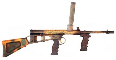 短機関銃『マシンカービン (Owen Submachine Gun-9x19mm)』(アメリカ軍)のご紹介