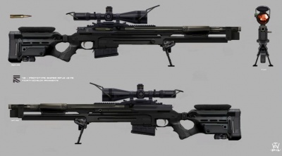 プロトタイプ武器『SC -ISスナイパーライフル (SC-IS Sniper Rifle)』(架空)のご紹介