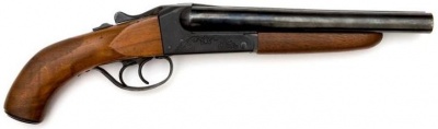 ショットガン『ソードオフ二連式散弾銃/スティーブンス311R (Sawed-Off Double-Barreled Shotgun)』(/アメリカ)のご紹介