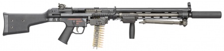 HK23E(サウンドサプレッサー付き)-5.56x45mmのご紹介