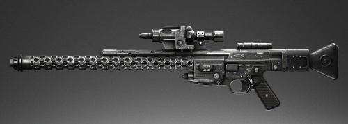 パルスキャノンは『BlasTech DLT-20A(実銃：STG-44：Sturmgewehr 44 - 7.92x33mm Kurz)』(ヘーネル/ドイツ)のご紹介