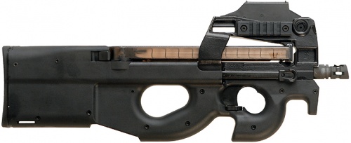 短機関銃『P90 -5.7x21mm (FN P90)』(FN/ベルギー)のご紹介