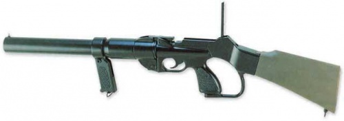 ブラスターライフル『Relby-V10 (ベースデザイン：Schermuly Multi-Purpose Gun)』(Webley＆Scott/イギリス)のご紹介