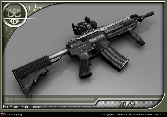 アサルト・バトルライフル『M468 -6.8x43mmRemSPC (Barrett M468)』(バレット/アメリカ)のご紹介