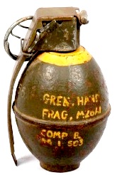 投擲/爆弾『M61手榴弾 (M61 Fragmentation Grenade)』(アメリカ軍)のご紹介