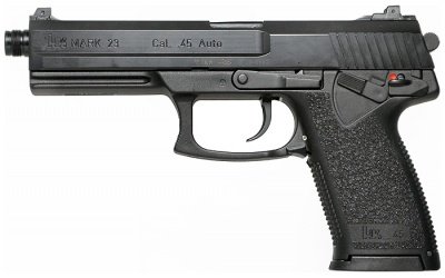 サイドアーム『マーク23 -.45 ACP (HK.45MARK23)』(H&K/ドイツ)のご紹介