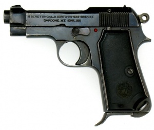 【ベレッタM1934】(Beretta M1934・ピストル・1934～1991年・.380 ACP・装弾数：7)のご紹介