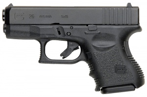 【グロック26】(Glock 26・カートリッジ：9x19mm・1994～現在・サブコンパクト)のご紹介
