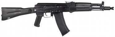 【AK-105】(カービン銃ライフル・5.45×39mmM74 ・製造年：2001年・重量：3.2kg・長さ：824/586mm)のご紹介