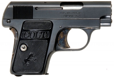 【モデル1908ベストポケット】(Colt Model 1908 Vest Pocket・ピストル・1908～1945年・.25 ACP・装弾数：6)のご紹介