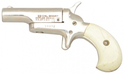 【第4モデルデリンジャー】(Colt 4th Model Derringer・ピストル・1959～1973年・.22ショート・装弾数：1)のご紹介