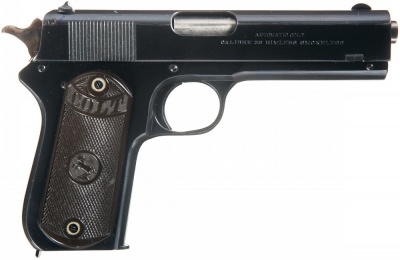 110位【コルト1903/1908ポケットハンマーレス】(Colt 1903 / 1908 Pocket Hammerless・生産数：71万丁・半自動拳銃・アメリカ)のご紹介