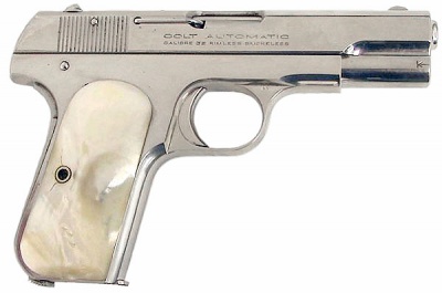 62位【FNM1906 /コルトM1908ベストポケット/FNベイビーブラウニング】(FN M1906 / Colt M1908 Vest Pocket / FN Baby Browning・生産数：200万丁・半自動拳銃・ベルギー)のご紹介