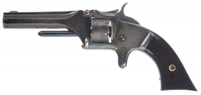 【S&【S&W モデル1】(Smith & Wesson Model 1・リボルバー・1857～1882年・.22ショート・装弾数：7)のご紹介W モデル1】(Smith & Wesson Model 1・リボルバー・1857～1882年・.22ショート・装弾数：7)のご紹介