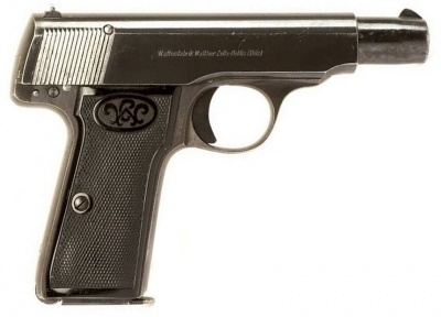 【ワルサーモデル4】(Walther Model 4・ピストル・1915～1929年・.32 ACP・装弾数：8)のご紹介