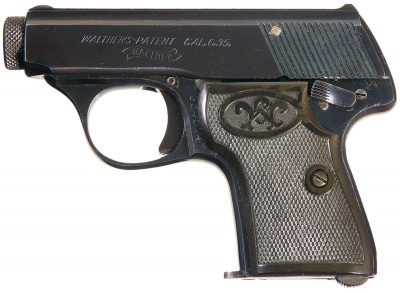 【ワルサーモデル2】(Walther Model 2・ピストル・1914～1915年・.25 ACP・装弾数：6)のご紹介