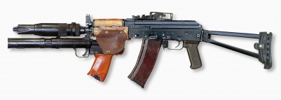 【6S1"カナレイカ"】(AKS-74UB・ アサルトライフル・1985年～現在・5.45x39mm / 30mm・装弾数：30/1)のご紹介