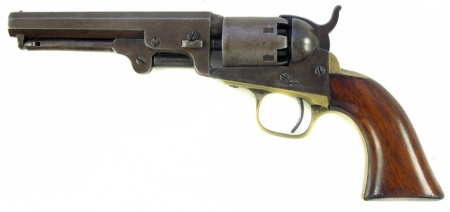 136位【コルトモデル1849ポケット】(Colt Model 1849 Pocket・生産数：35万丁・リボルバー・アメリカ)のご紹介