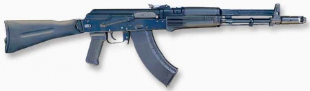 【AK-109】(アサルトライフル・7.62×39mmM43 ・製造年：1994年・重量：3.8kg・長さ：943/700mm)のご紹介