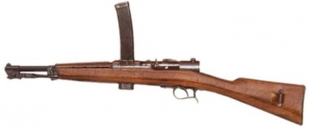 【ベレッタM1918】(Beretta M1918・短機関銃・1918～年・9x19mm Glisenti・装弾数：25)のご紹介