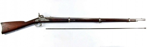 【スプリングフィールドモデル1861】(Springfield Model 1861・1861年～・.58ミニエー弾・装弾数：1)のご紹介