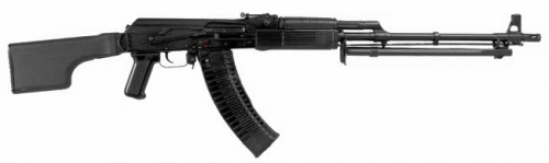 【RPK-74】(軽機関銃・5.45×39mmM74 ・製造年：1974年・重量：4.7kg・長さ：1060mm)のご紹介