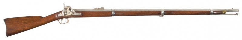 【スプリングフィールドモデル1855】(Springfield Model 1855・1855年～・.58ミニエー弾・装弾数：1)のご紹介